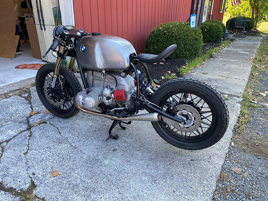 Check out this cool BMW Brat Style Bike