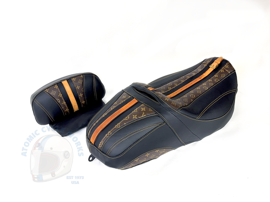 Luxury Meets Custom Craftsmanship: Our Louis Vuitton Motorcycle Seat Build