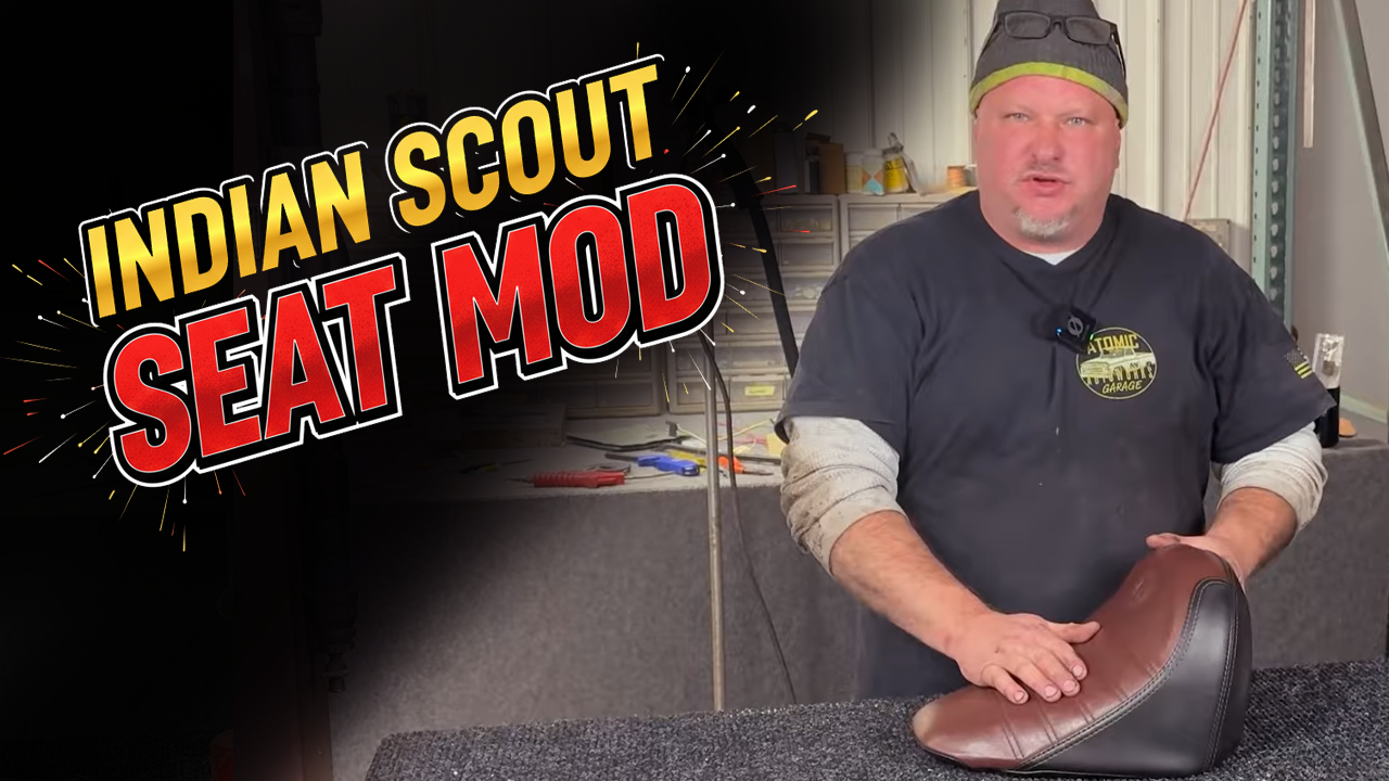 Load video: Full Motorcycle Seat Build Step By Step Episode One