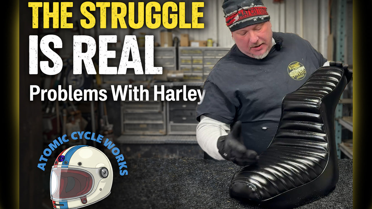 Load video: Full Motorcycle Seat Build Step By Step Episode One